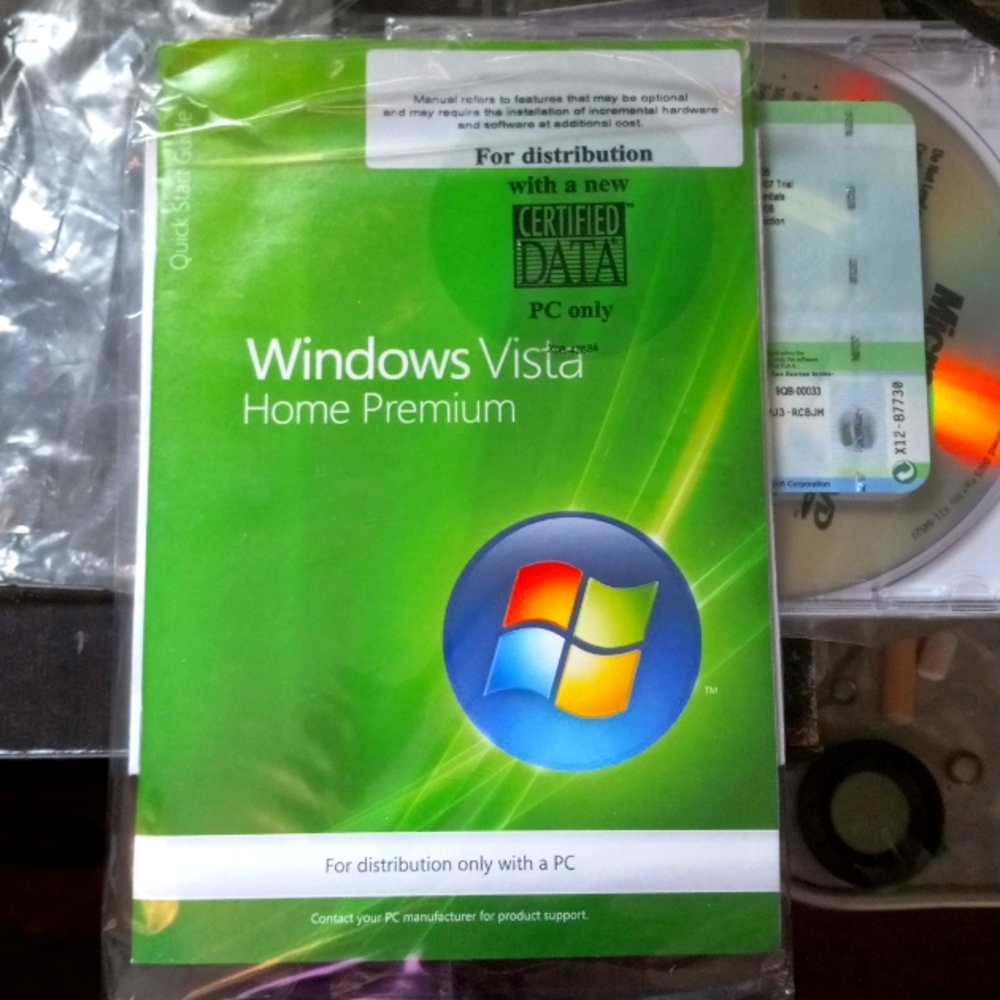 NEW Windows Vista and Microsoft works 8.5